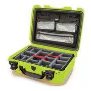 Nanuk 925 Case with Padded Divider and Lid Organizer (Lime)