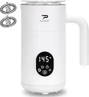 Milk Frother, Electric Milk Frother and Steamer 4 in 1 Automatic Coffee Steamer Frother, 11.8OZ / 350ML Warm and Cold Foam Frother for Coffee,Latte, Cappuccino, Macchiato, Hot Chocolate