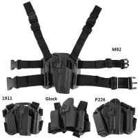 在飛比找樂天市場購物網優惠-軍迷CF影視舞臺道具Glock G17/1911戰術塑料快拔