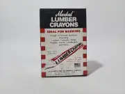 Markal #500 Lumber Crayon, Large Tip, Black, Clay, 12 Pk