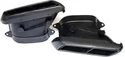 Muffler tip, 1 Pair Compatible Compatible Compatible For 14-18 C-Class W205 AMG C63S Rectangular Exhaust Tip Upgraded Carbon Fiber AK Muffler Tailpipe Tip(A)