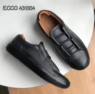 ~正貨ECCO KINHIN 男鞋休閒鞋 文藝范 ECCO男鞋 極致款 雙層皮革 聚氨酯鞋底 緩震回彈 質感 431004