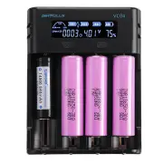 Astrolux® VC04 Micro Type-C 2A Quick Charge Li-ion Ni-MH Battery Charger Current Optional USB Charger For 18650 26650 21