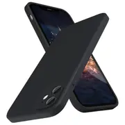MCC iPhone 12 Mini Soft Liquid Silicone Shockproof Case Cover Apple 12Mini [Black]