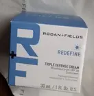 Rodan + Fields Redefine Triple Defense Cream SPF30 Step 3 AM Brand New 12/2026