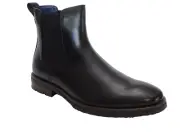 M49 Steve Madden Black Leather Sully Chelsea Boot Size 9.5 M