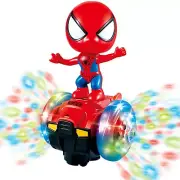 Dancing Spider Robot Toys, Spin Robot Interactive Toy Car with Colorful Flashing