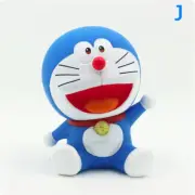 8cm Kawaii Pvc Anime Doraemon Action Figure Model Toys Cute Collection J