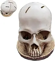 Skull Knives Block - Knives Rack,Gothic Kitchen Tools Holders Kitchen Knives Block Stand Decor for Halloween Kitchen Cutlery