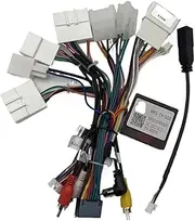 Canbus Box with Cable Compatible for Toyota Corolla/Camry/CHR /RAV4 / Land Cruiser 200 Wiring Harness Power Cable Android Car Radio