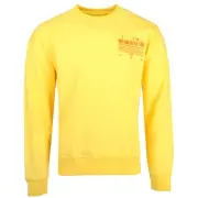 Diadora Crew Neck Manifesto Sweatshirt Mens Yellow 178207-35019