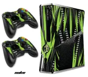 Skin Decal Wrap for Xbox 360 Slim Gaming Console & Controller Xbox360 Slim NUKE