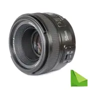 YONGNUO YN EF 50mm f/1.8 AF Lens YN50 Aperture Auto Focus for Nikon Camera as...