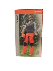 NEW OEM STIHL PROMARK APRON CHAP 36 LENGTH - 30-40 WAIST ORANGE 0000 886 3905