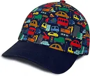 [Gifts Treat] Toddler Baseball Hat Boys Trucker Hat Adjustable Snapback Sun Hat Beach Hat for Boys 1-8 Years