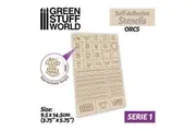 Green Stuff World: Self-Adhesive Stencils - Orcs