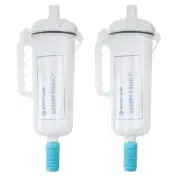 2) Pentair R211084K Clear Leaf Traps with Handle Pool Spa Replacement Cleaner