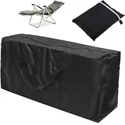 Storage Bag, Large Storage Bags with Zips, Protective Covers for Garden Furniture, Waterproof Heavy Duty Oxford Jumbo Storage Bag for Christmas Trees, Garden Cushions Bags 173 x 76 x 51 cm