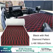 190x70CM Adhesive Marine Flooring Faux Teak EVA Foam Boat Yacht Decking Sheet AU