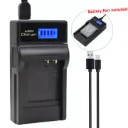 LCD Battery Charger For Panasonic CGA-S007E Lumix DMC-TZ11 TZ15 TZ1 TZ3 TZ4 TZ5