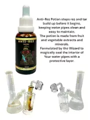 Anti-Rez Potion 30ml Veg Concentrate Prevent Build-Up Water Pipes Bong Cleaner
