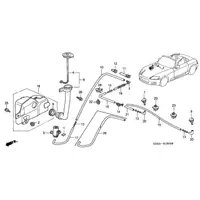 在飛比找蝦皮購物優惠-【明水自動車】 HONDA 原廠部品 S2000 雨刷水箱