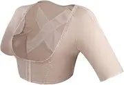 Arm Compression Sleeve for Women - Arm Shaper Post Surgical Slimmer Sleeves, Upper Humpback Posture Corrector Tops, Shoulder Shapewear, Back Support