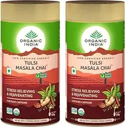 Green Velly Organic Tulsi Masala Tea 100 GM Tin (Pack of 2) (Tulsi Masala)