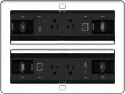 Crestron FT2-1400-ELEC-AL FlipTop Cable Management System Electric Alloy 6509657
