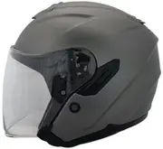 APEX JT300 Jet Helmet, grey, Size M for Men