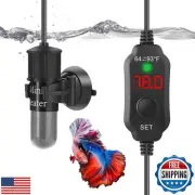 VCRAZE Mini Aquarium Heater 20W Super Small Fish Tank Heater with Digital Dis