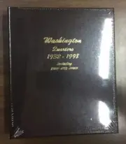 New Dansco Coin Album # 8140 - Washington Quarters 1932 - 1998 Inc. Proofs