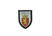 Patch printed embroidery travel souvenir shield city flag valletta malta