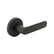 Ikonic Oslo Matte Black Passage Lever Set - AUSTRALIA BRAND