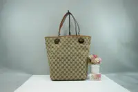 在飛比找Yahoo!奇摩拍賣優惠-☆優買二手精品名牌店☆ GUCCI 120836 牛皮 緹花