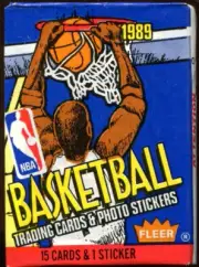 1989-90 Fleer Basketball Sealed Unopened Wax Pack Possible Michael Jordan!