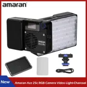 Amaran Ace 25c RGB Video Light 25W On Camera Pocket LED Light CCT + Grid