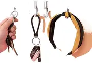 Hooks Towel Rack Suction Cup Bathroom Kitchen Wall Door Holder Sucker Hanger Key Hooks Kitchen Kitchen Accessories 挂钩毛巾架吸盘浴室厨房墙壁门夹吸盘挂架钥匙挂钩厨房/528