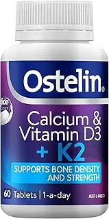 Ostelin Calcium and Vitamin D3 + K2 Tablets (Pack of 60)