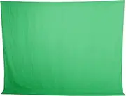 Green Screen Backdrop Background, 3x2.5M Photography Backdrop Photo Background Screen, Large Virtual Seamless Greenscreen for Streaming Photography Meeting
