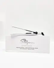 Stefan Professional Straightening Iron, White