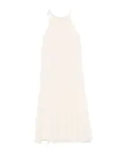 textured maxi dress IT40 White