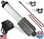 2" Stroke 12V Micro Linear Actuator with Momentary Switch, 188N/42lb Mini Sma