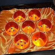 BAODELI 7pcs 76MM Large Crystal Acrylic Resin Glass Ball with Gift Box Dragon Transparent Play Balls