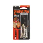 Ramset 8 x 45mm Heavy Duty Hex Head Flush Dynabolt - 4 Pack