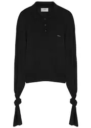 Coperni Cotton Polo Jumper - Black - M (UK12 / M) M (UK12 / M)