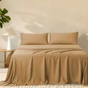 Bedding King 2000TC Super Soft Bamboo Sheet Set - Taupe King