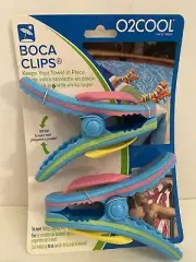 O2COOL Flip Flop Boca Beach Towel Clip