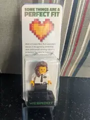 Lego Webroot Best Buy Geek Squad Mini Figure - Brand New (Long Red Hair)