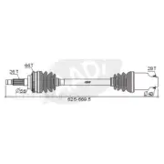 RH CV Shaft for Ford Laser KJ 4cyl 1.8L BP 1994-1998 (for: Ford)